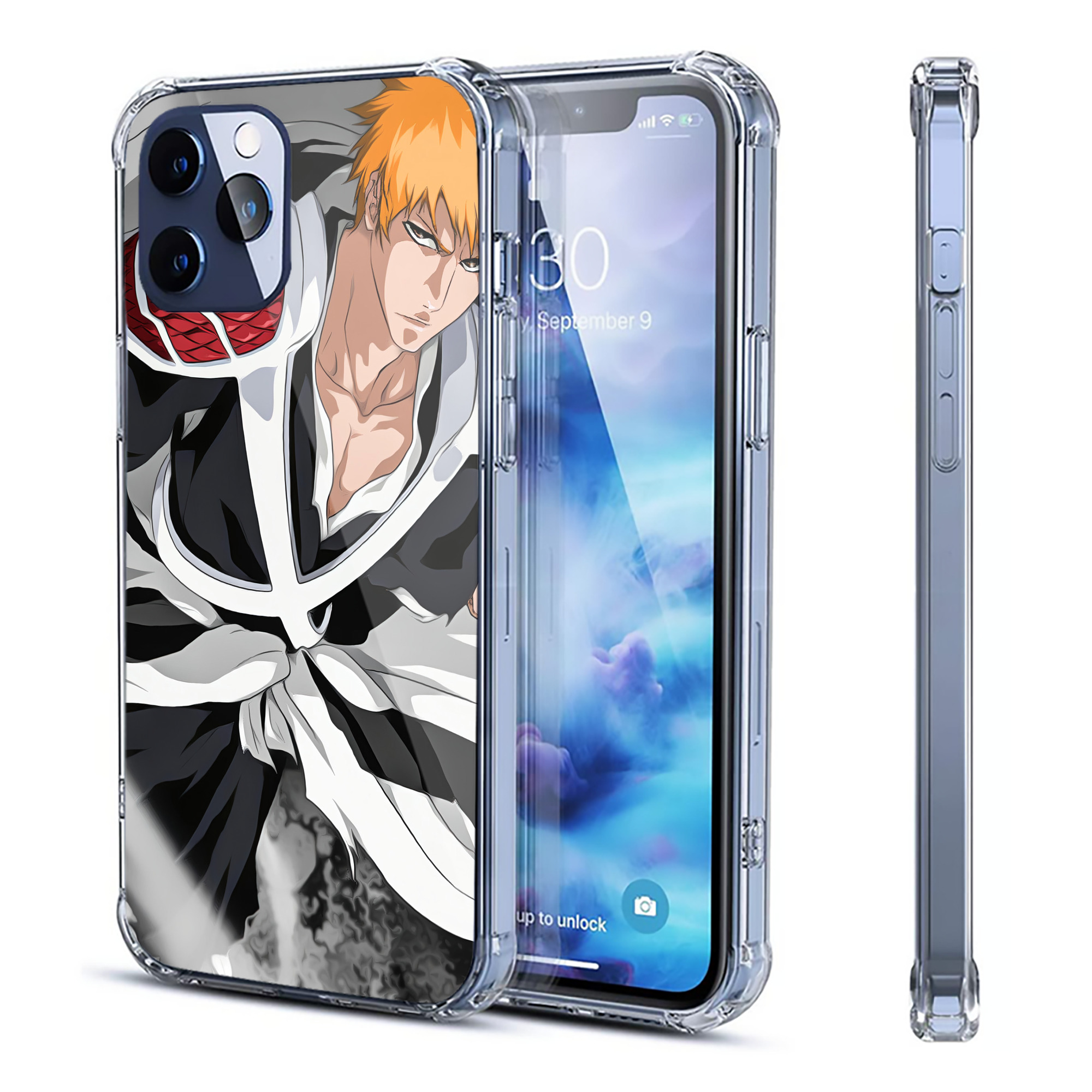 （画像用） ブリーチ BLEACH 【iPhone 12シリーズ対応】透明スマホケース（クリアソフトケース）
